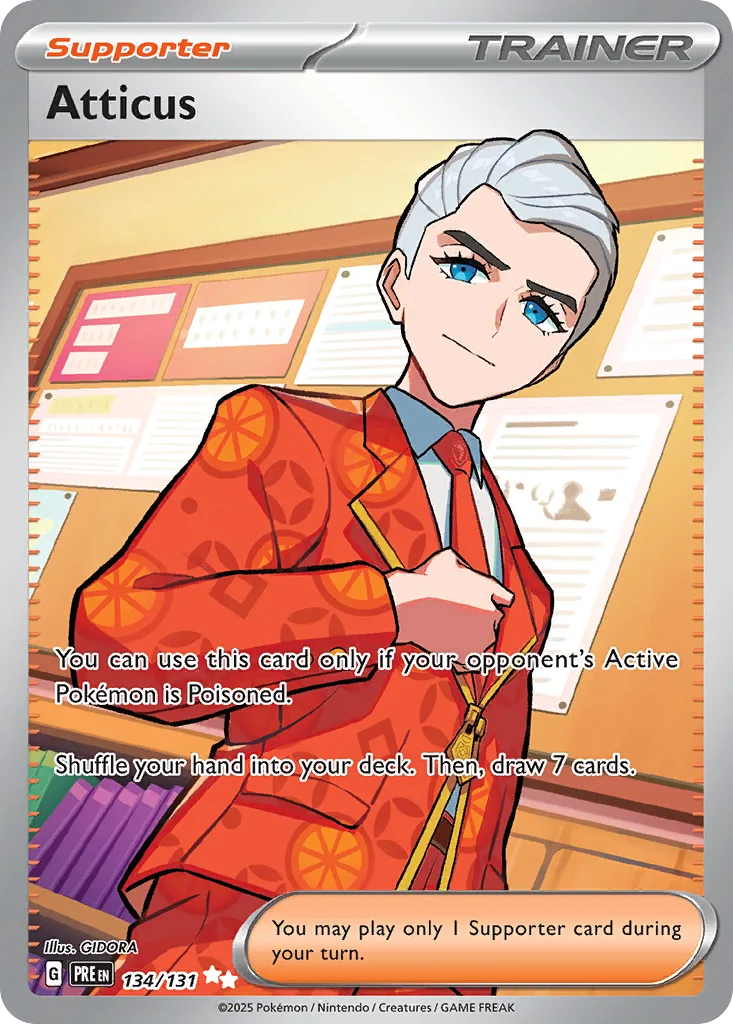 Atticus (PRE 134) – Prismatic Evolutions – Normal