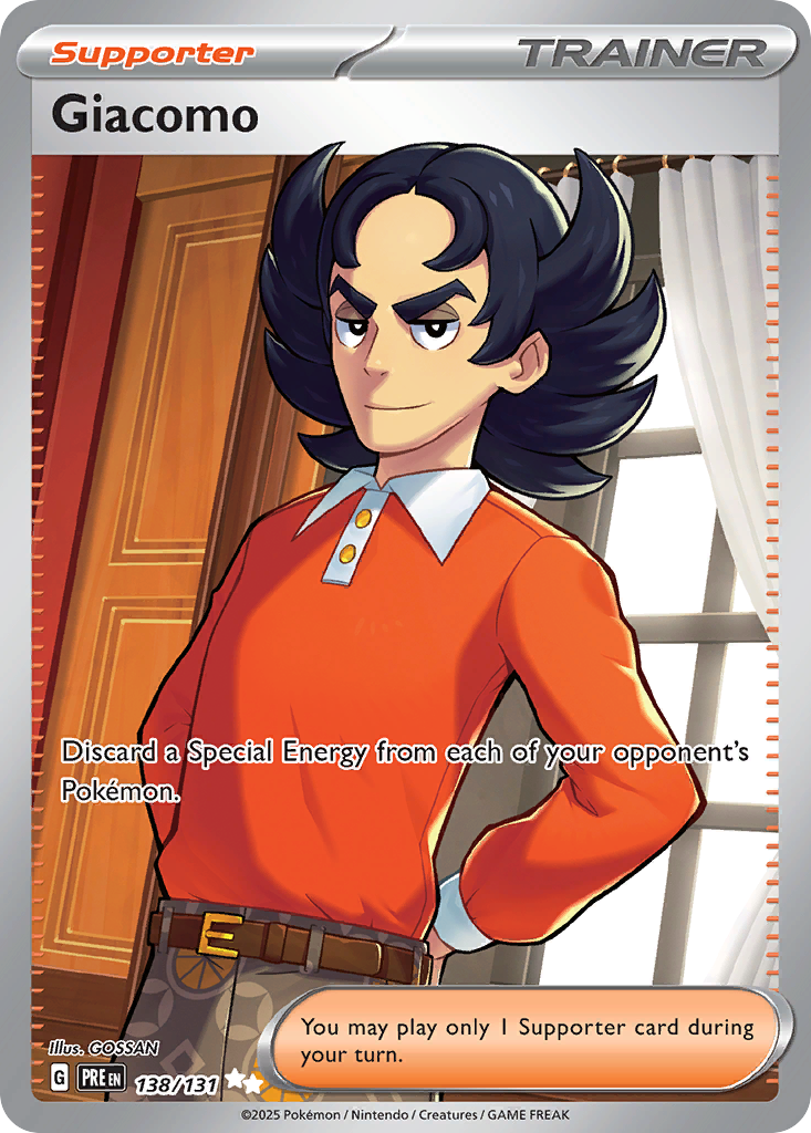 Giacomo (PRE 138) – Prismatic Evolutions – Normal