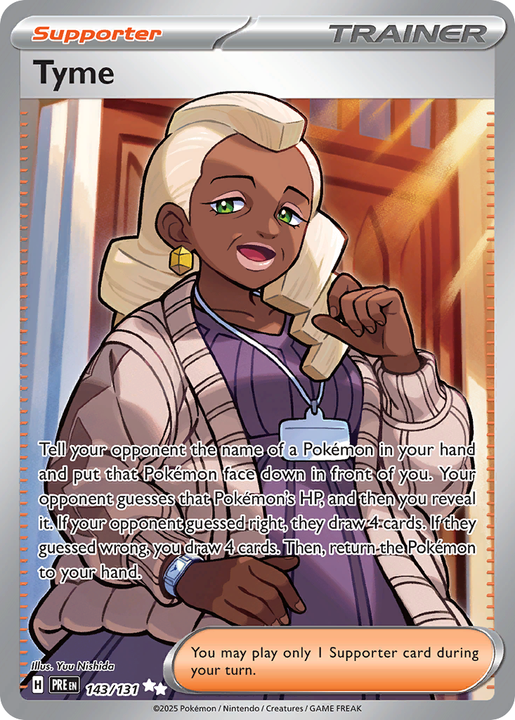 Tyme (PRE 143) – Prismatic Evolutions – Normal