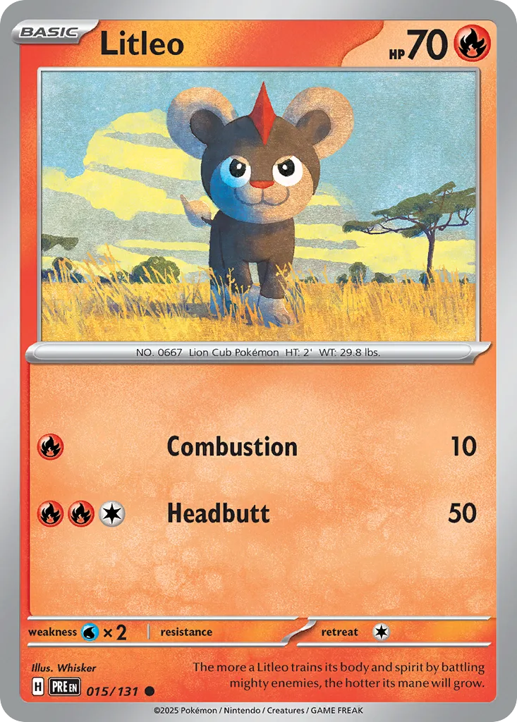 Litleo (PRE 015) – Prismatic Evolutions – Normal