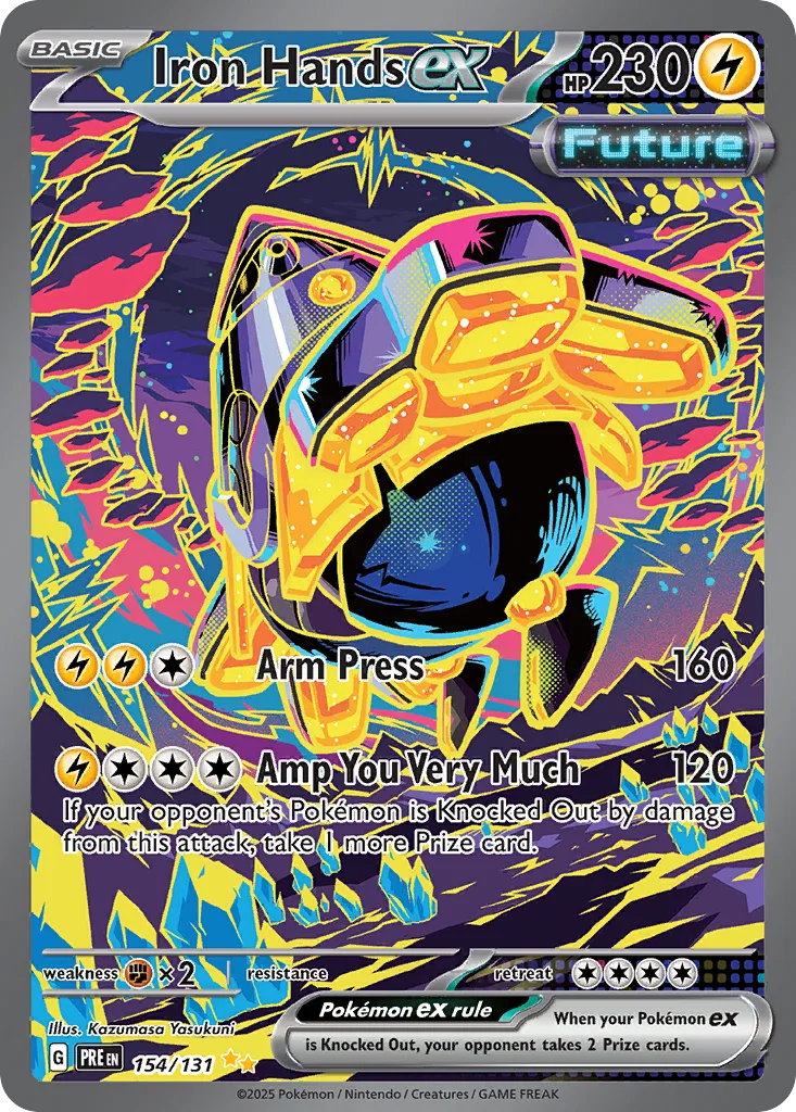 Iron Hands ex (PRE 154) – Prismatic Evolutions – Normal