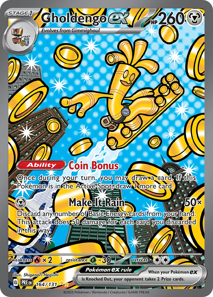 Gholdengo ex (PRE 164) – Prismatic Evolutions – Normal
