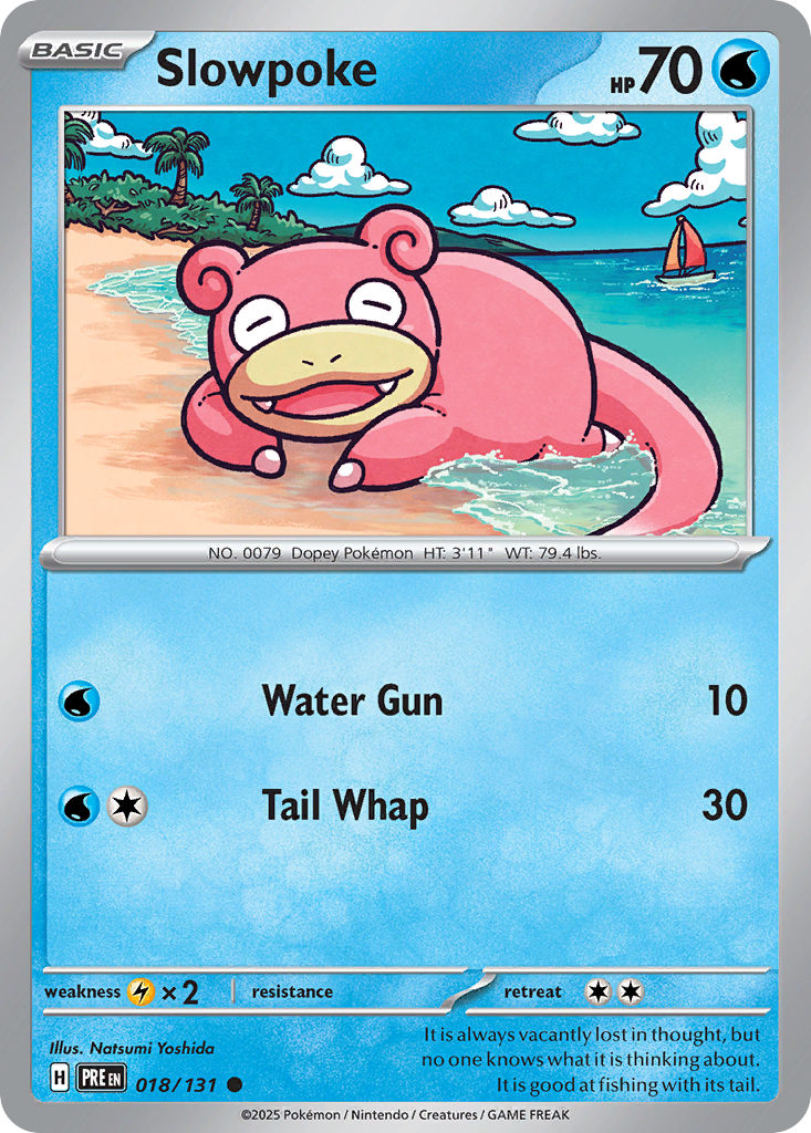 Slowpoke (PRE 018) – Prismatic Evolutions – Normal