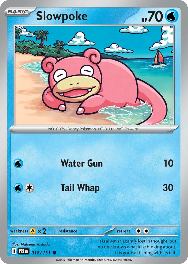 Slowpoke (PRE 018) – Prismatic Evolutions – Normal