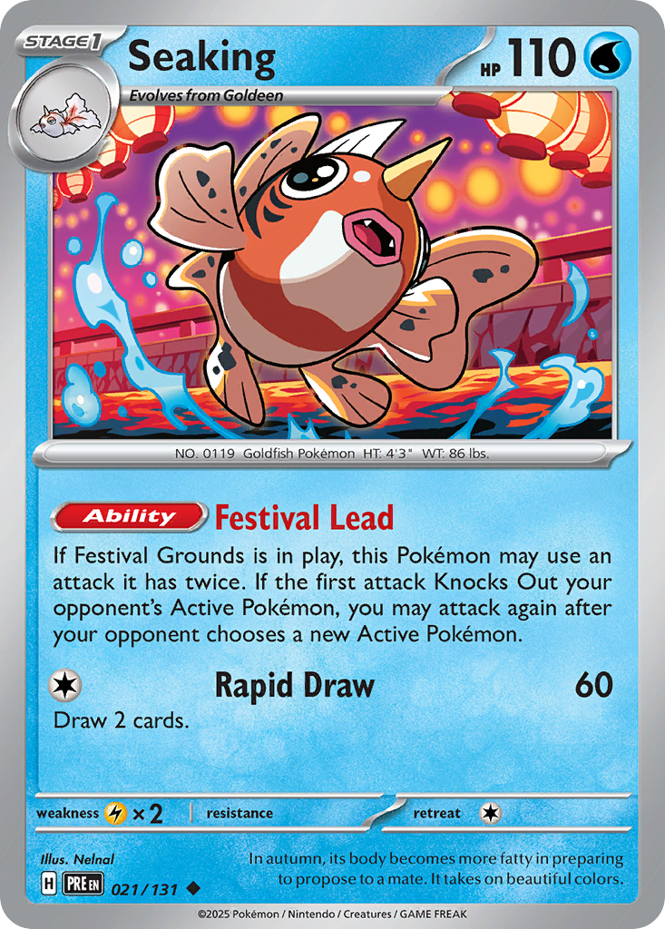 Seaking (PRE 021) – Prismatic Evolutions – Normal