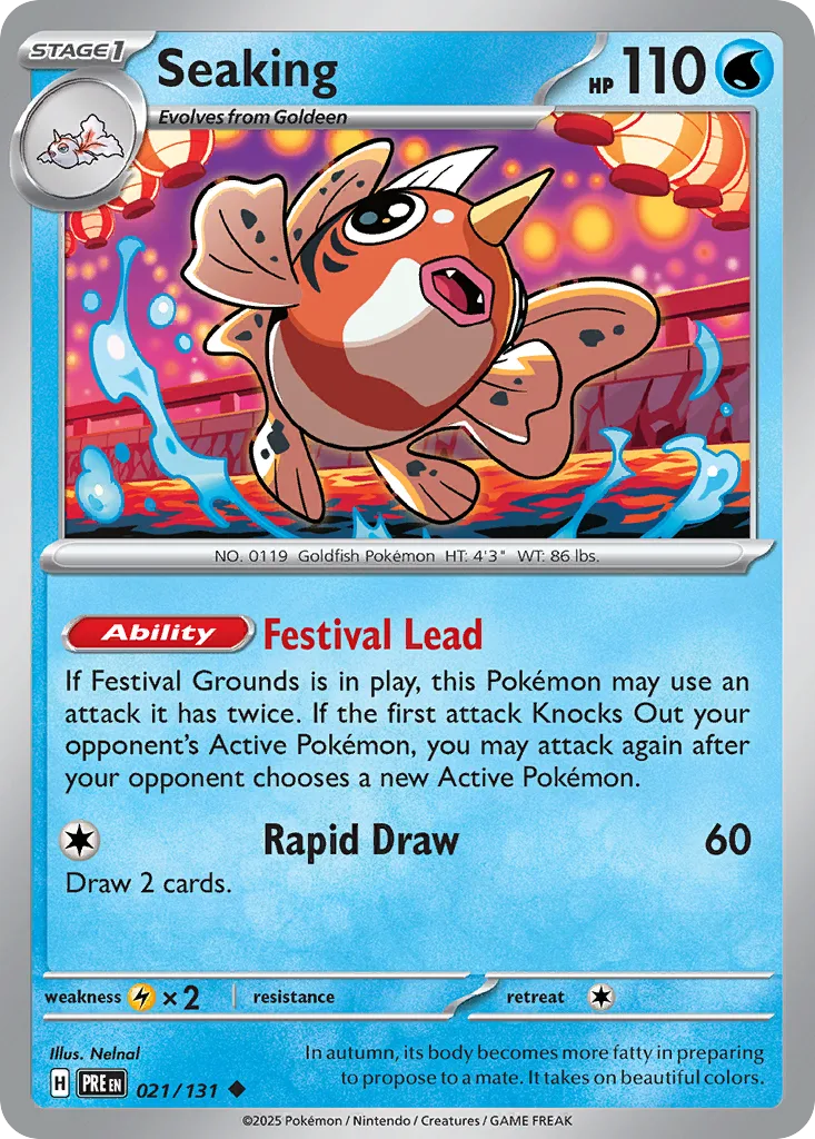 Seaking (PRE 021) – Prismatic Evolutions – Normal