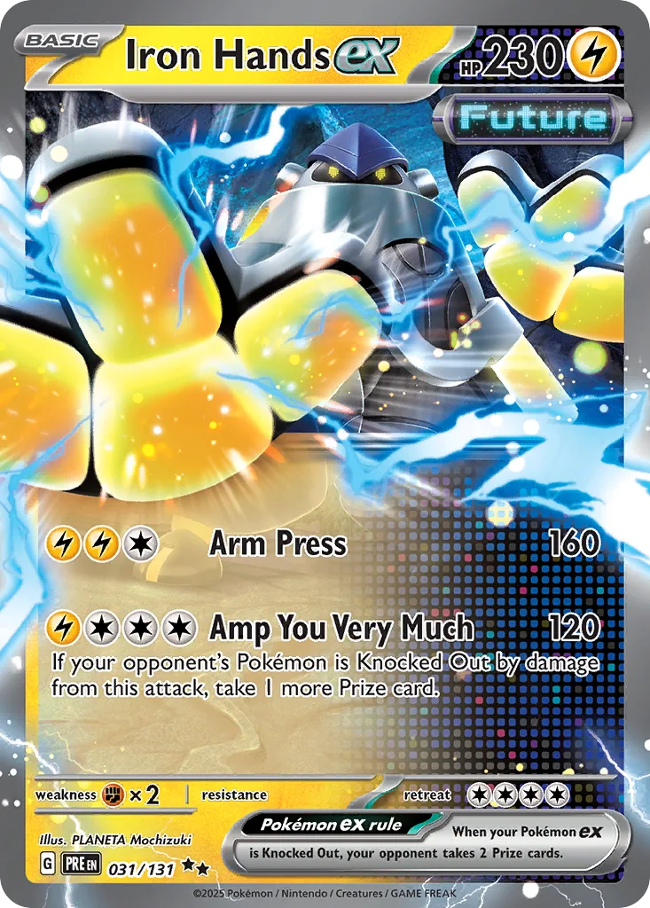 Iron Hands ex (PRE 031) – Prismatic Evolutions – Normal