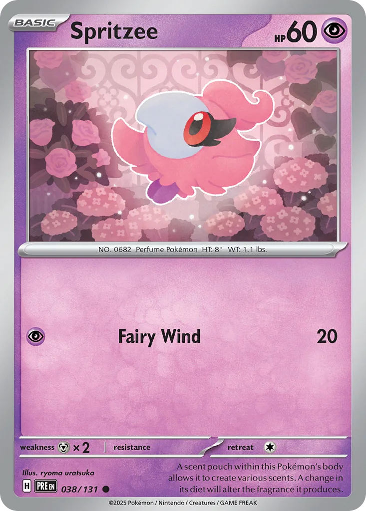 Spritzee (PRE 038) – Prismatic Evolutions – Normal