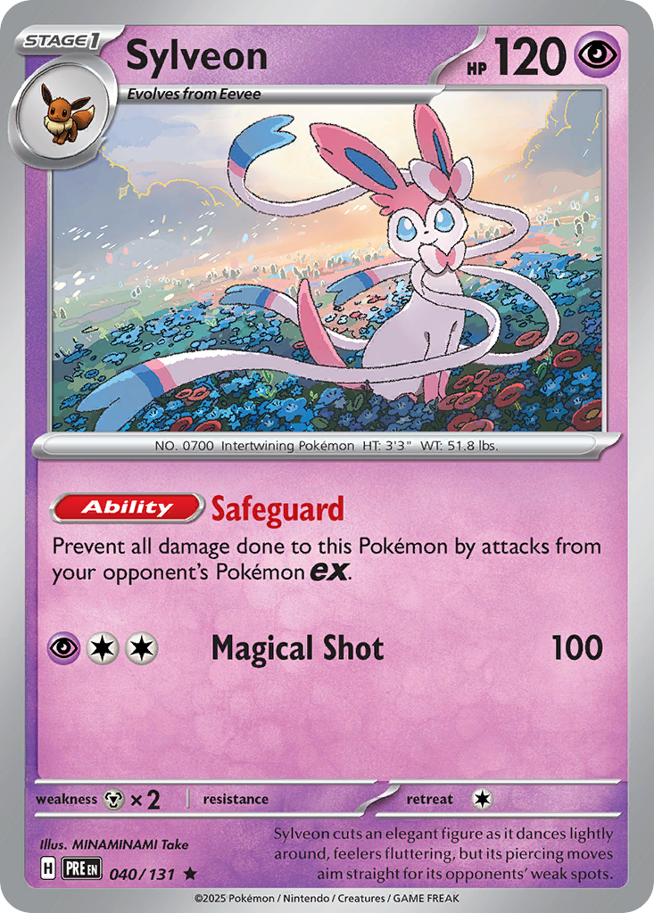 Sylveon (PRE 040) – Prismatic Evolutions – Normal