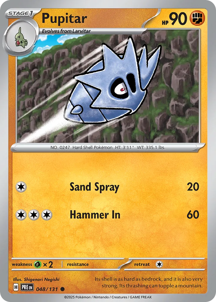 Pupitar (PRE 048) – Prismatic Evolutions – Normal