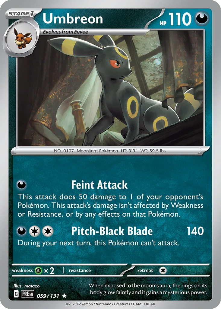 Umbreon (PRE 059/131) – Prismatic Evolutions – Normal