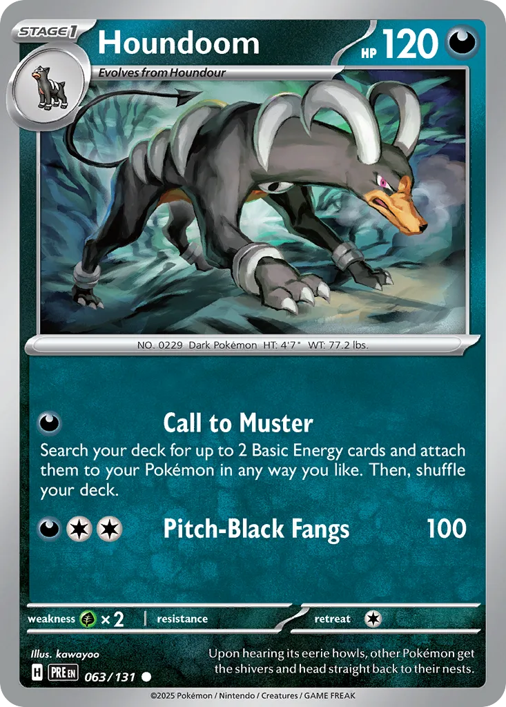 Houndoom (PRE 063) – Prismatic Evolutions – Normal