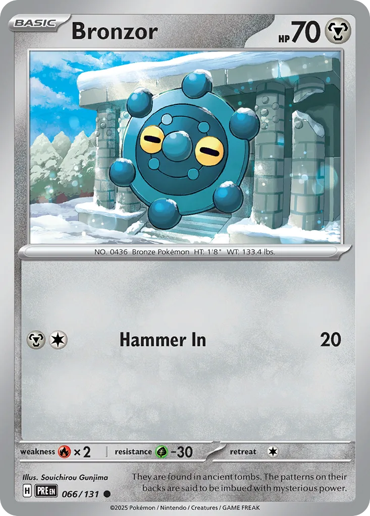 Bronzor (PRE 066) – Prismatic Evolutions – Normal