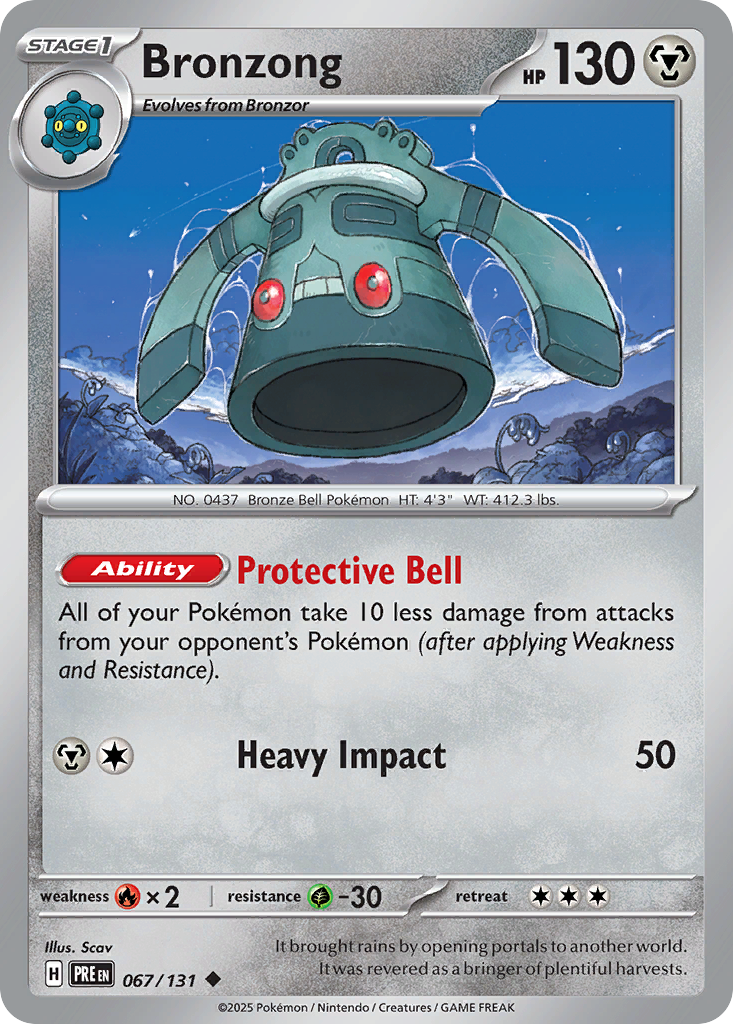 Bronzong (PRE 067) – Prismatic Evolutions – Normal