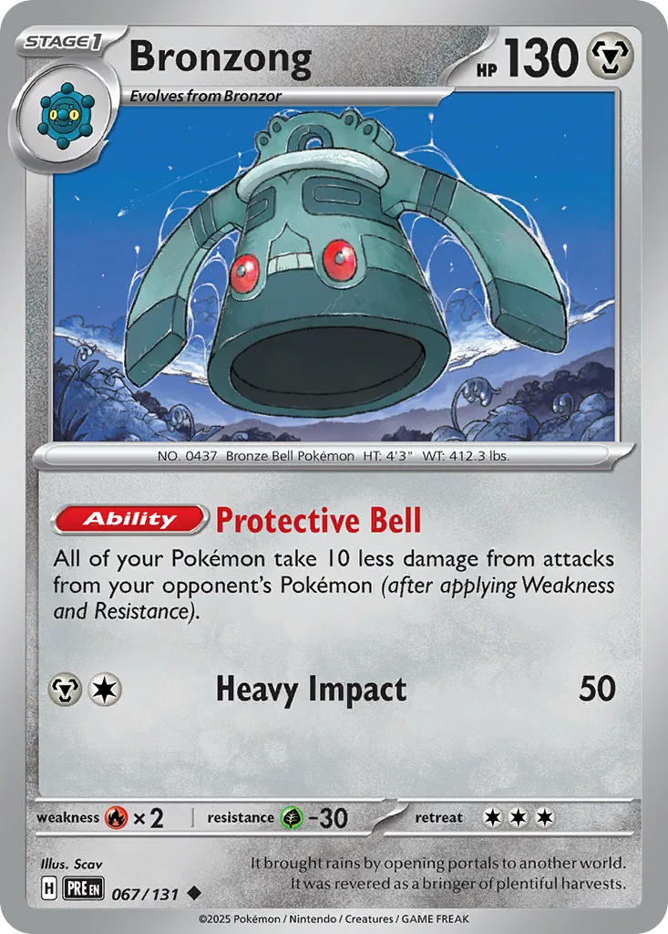 Bronzong (PRE 067) – Prismatic Evolutions – Normal