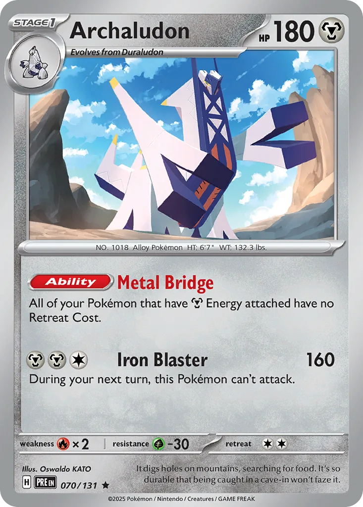 Archaludon (PRE 070/131) – Prismatic Evolutions – Normal