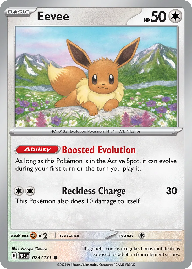 Eevee (PRE 074) – Prismatic Evolutions – Normal