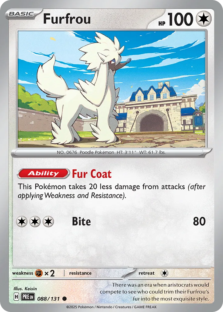 Furfrou (PRE 088) – Prismatic Evolutions – Normal