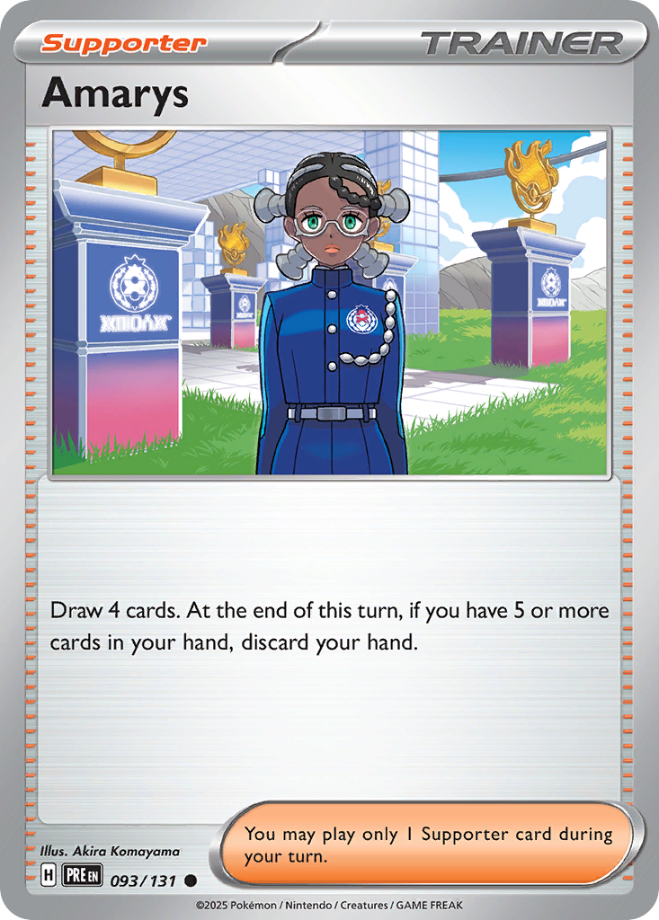 Amarys (PRE 093) – Prismatic Evolutions – Normal