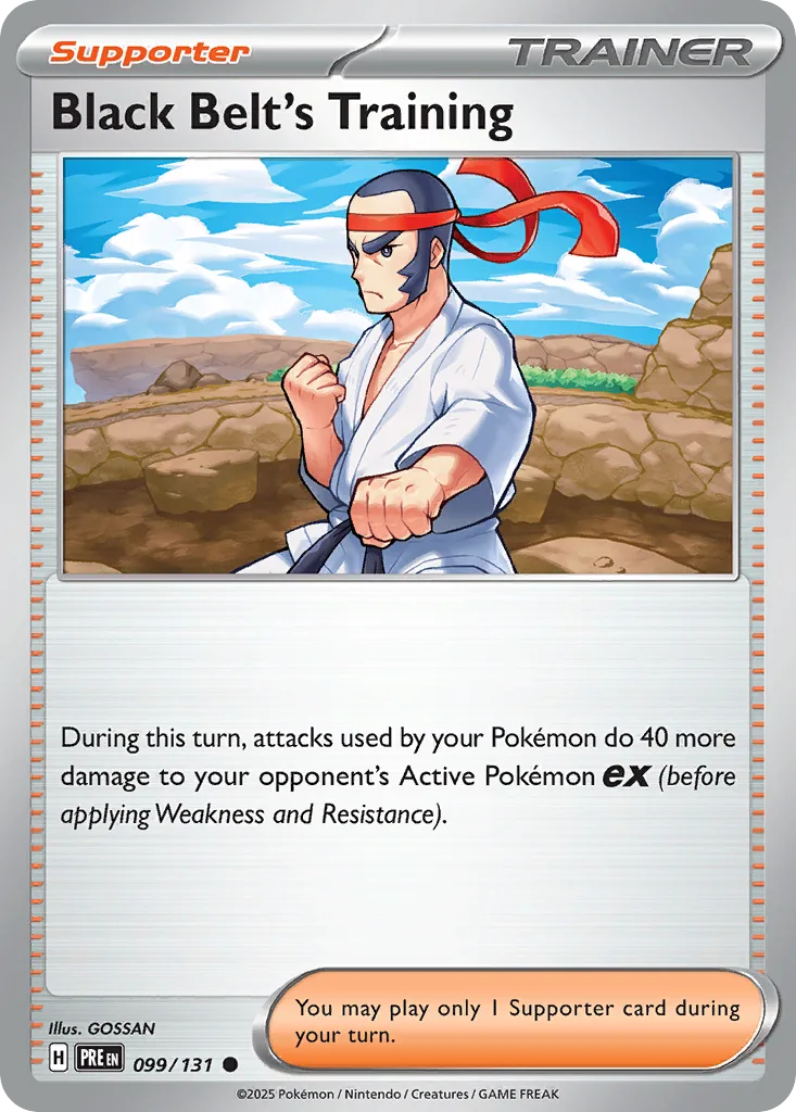 Black Belt's Training (PRE 099) – Prismatic Evolutions – Normal