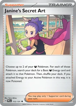 Janine's Secret Art • Prismatic Evolutions • Normal