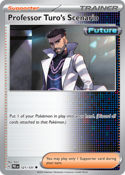 Professor Turo's Scenario • Prismatic Evolutions • Reverse Holo