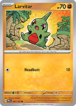 Larvitar – Prismatic Evolutions – Normal