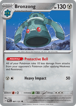 Bronzong – Prismatic Evolutions – Normal
