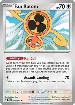 Fan Rotom • Prismatic Evolutions • Normal