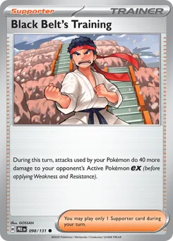 Black Belt's Training • Prismatic Evolutions • Normal