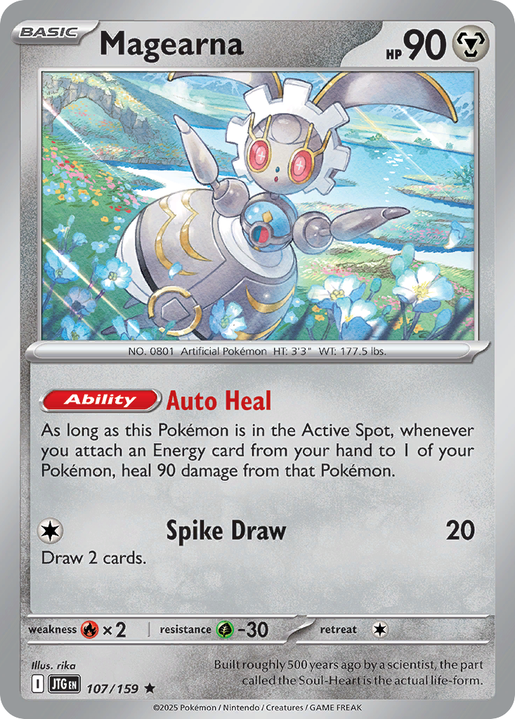 Magearna - HOLO (JTG 107) – Journey Together – Reverse Holo