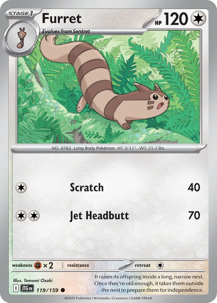 Furret (JTG 119) – Journey Together – Normal