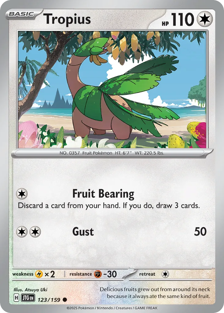 Tropius (JTG 123) – Journey Together – Reverse Holo