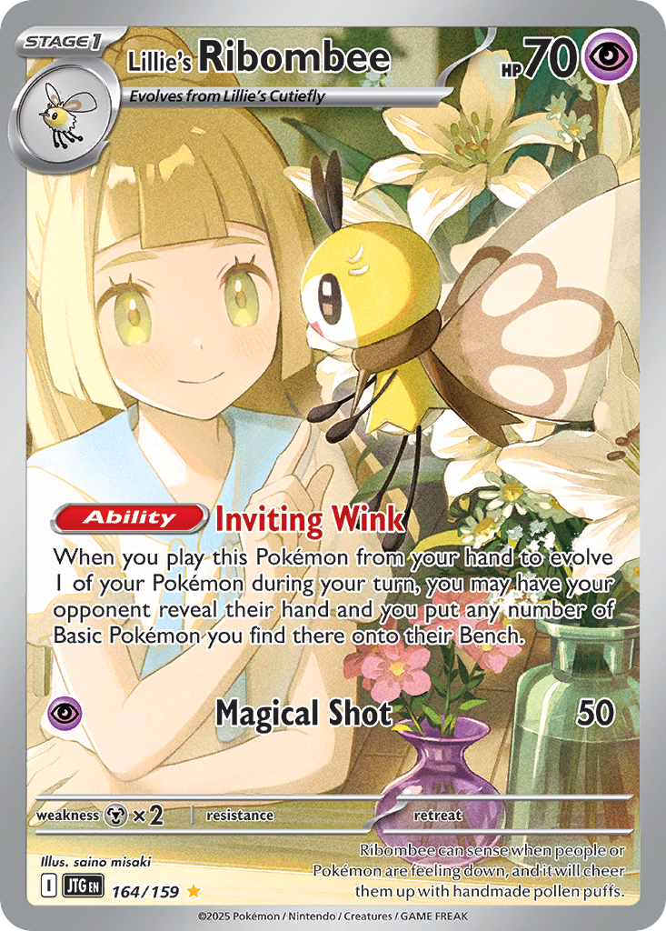 Lillie's Ribombee (JTG 164) – Journey Together – Normal