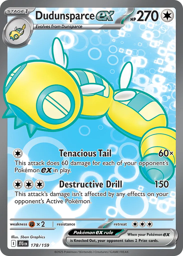 Dudunsparce ex (JTG 178) – Journey Together – Normal