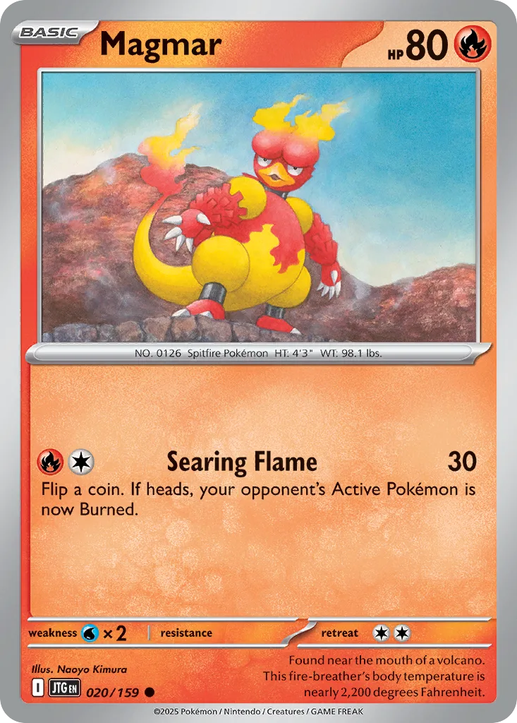 Magmar (JTG 020) – Journey Together – Reverse Holo