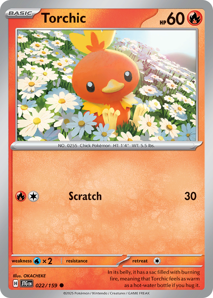 Torchic (JTG 022) – Journey Together – Reverse Holo