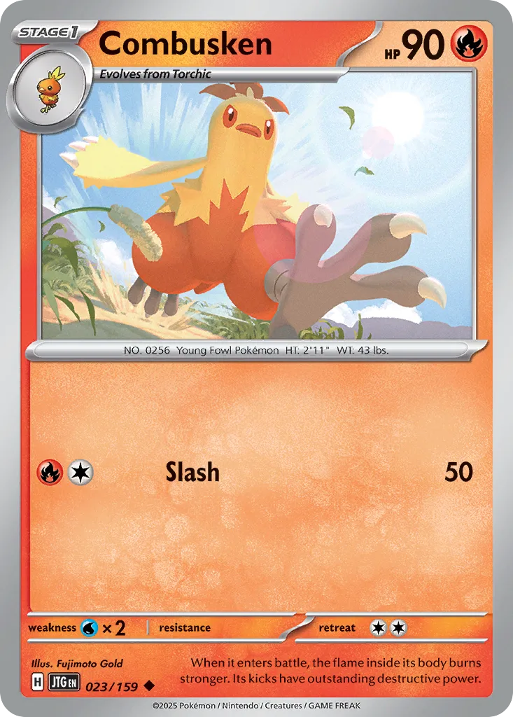 Combusken (JTG 023) – Journey Together – Reverse Holo