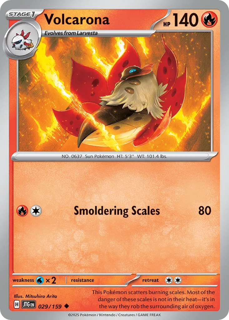 Volcarona (JTG 029) – Journey Together – Reverse Holo