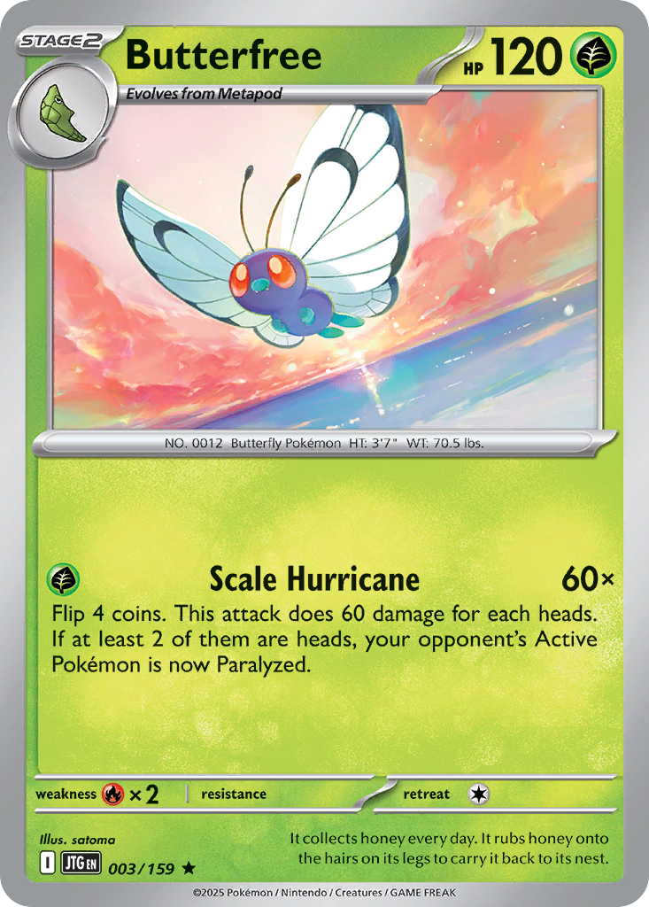 Butterfree - HOLO (JTG 003) – Journey Together – Normal