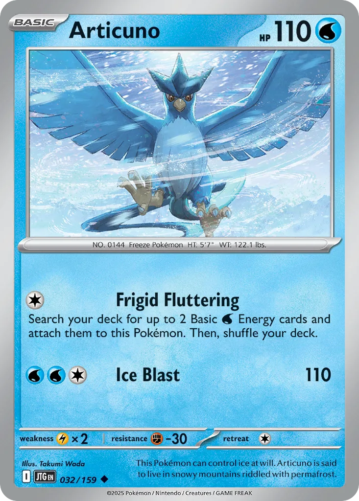 Articuno (JTG 032) – Journey Together – Reverse Holo