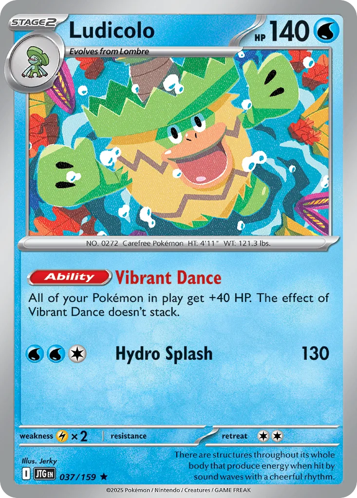 Ludicolo - HOLO (JTG 037) – Journey Together – Normal