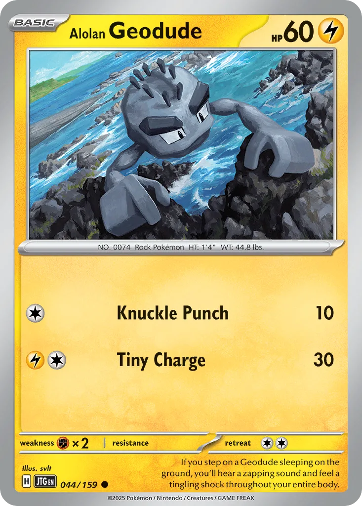 Alolan Geodude (JTG 044) – Journey Together – Normal