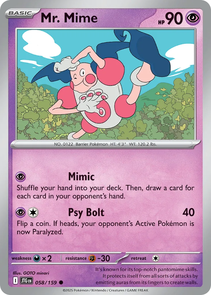 Mr. Mime (JTG 058) – Journey Together – Normal