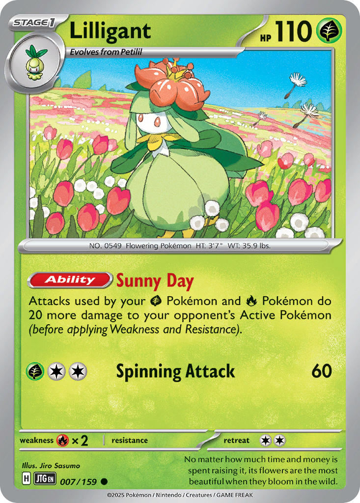 Lilligant (JTG 007) – Journey Together – Reverse Holo