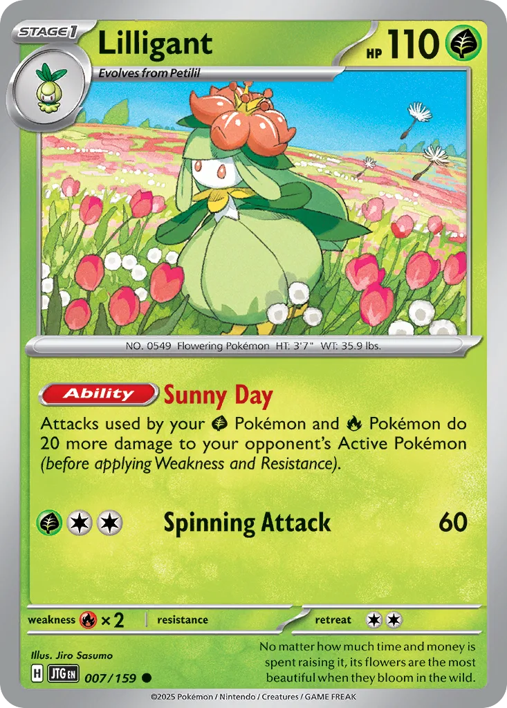 Lilligant (JTG 007) – Journey Together – Normal