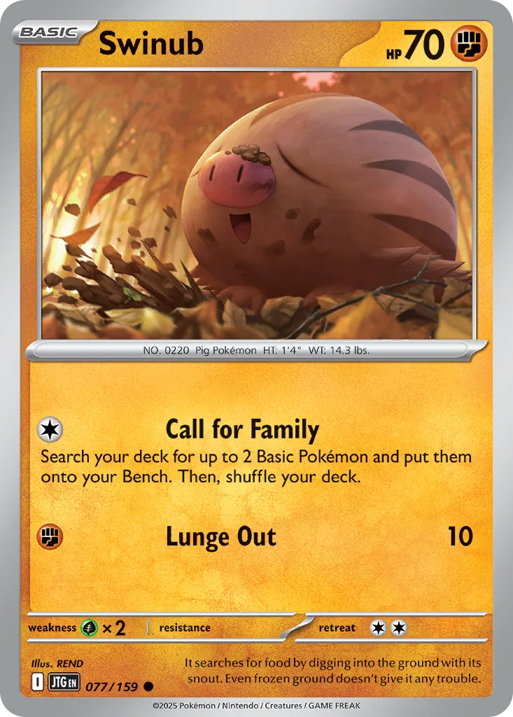 Swinub (JTG 077) – Journey Together – Normal