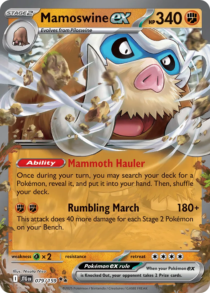 Mamoswine ex (JTG 079) – Journey Together – Normal