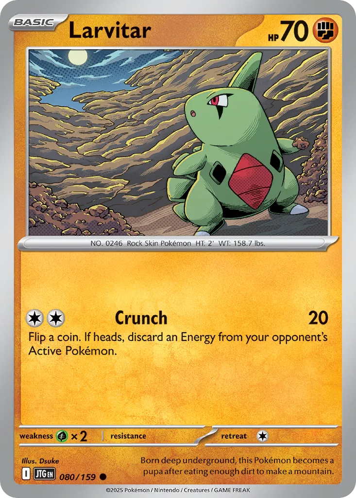 Larvitar (JTG 080) – Journey Together – Normal
