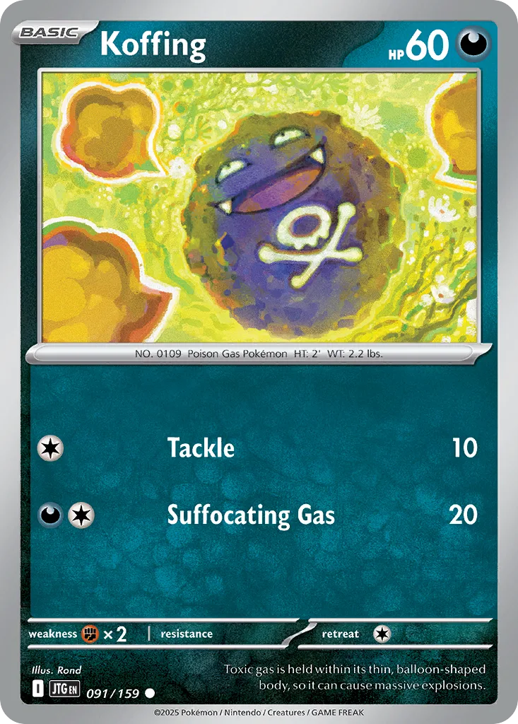 Koffing (JTG 091) – Journey Together – Normal